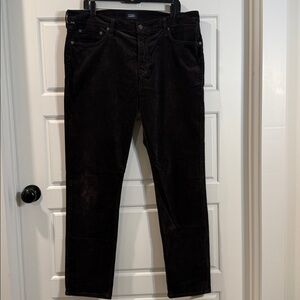 Citizens of Humanity London Velvet Jeans Men’s Slim Tapered black 36